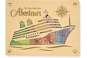 ZUKLA® Verpackung für Geldgeschenk Reise XL