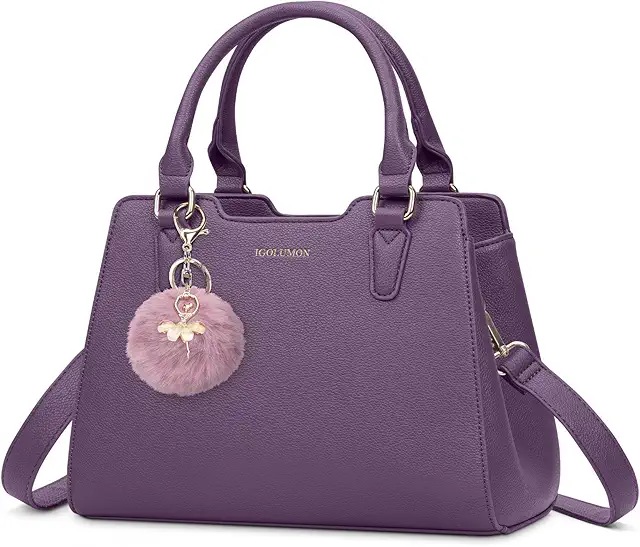 IGOLUMON Handtasche Damen Mittelgroß Tasche Leder Henkeltasche Damen-Henkeltaschen Tote Ba