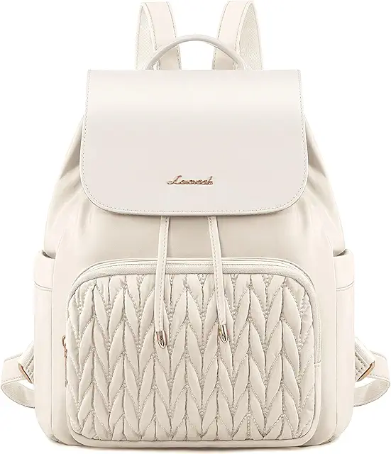 LOVEVOOK Rucksack Damen Klein, Elegant Cityrucksack Anti Diebstahl 